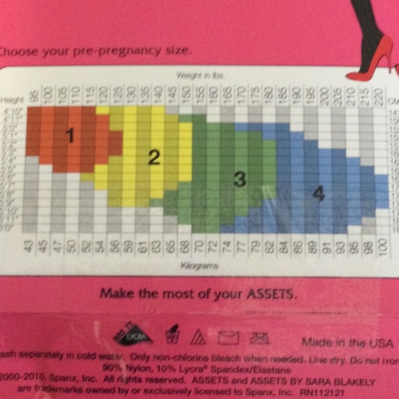 ASSETS by SPANX Maternity Textured Striped Black Tights - Picture 6 of 6